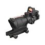 Big dragon acog style full set scope with trizium function (red)