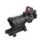 Big dragon acog style scope full set with trizium function (green)