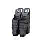 Big dragon FAST magazine Holder for m16+pistol black