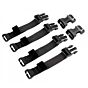 Emerson HS style strap kit with safety buckles (black)