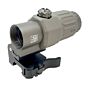 EVG G33 magnifier 3x scope with flip to side ring MILSPEC (tan)