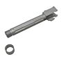 5KU 9INE style threaded outer barrel for g17/18 gas pistol (silver)