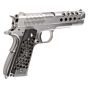 WE M1911 HEX CUT full metal gas pistol (Chrome stainless)