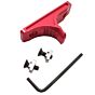 JJ airsoft Serrated scale hand stop grip for M-LOK handguards (red)