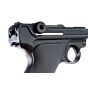 We p08 gas pistol full metal (4 inches)