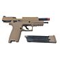 AEG by We M17 full metal gas pistol (tan)