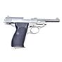 We p38 full metal gas pistol (steel inox)