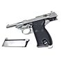 We p38 full metal gas pistol (steel inox)