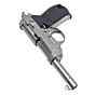 We p38 full metal gas pistol (steel inox)