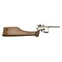 We M712 full metal gas pistol with wood type stock/holster (inox)