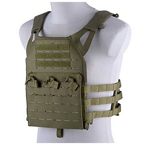 GFC giubbino tattico jump laser cut plate carrier 2.0 (verde)