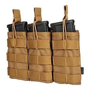 Primal Gear open top universal triple mag pouch (coyote brown)