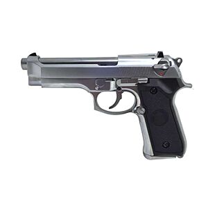 We M92 semi/full auto stainless full metal gas pistol