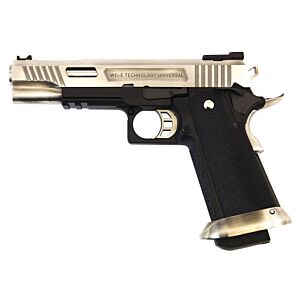 WE E force hi capa 5.1 gen.2 full metal gas pistol (silver)