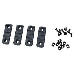 AABB set slitte 20mm in polimero per frontali M-LOK (4 pezzi) (urban grey)