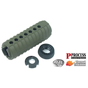 Guarder real type hand guard set for m4/m733 olive drab