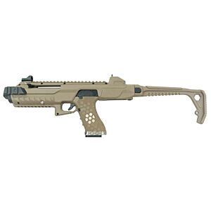 Armorer Works G18 HEX CUSTOM gas pistol W/TACTICAL CONVERSION KIT (tan)