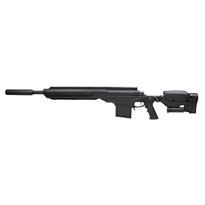 S&T fucile a molla ASW338 sniper rifle con silenziatore (nero)