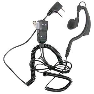 Midland microfono auricolare ma21 PRO cavo spiralato per radio ricevitori Midland G7