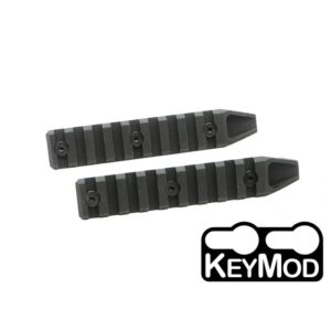 Dytac Keymod 9 slot rail set black (2 pcs)