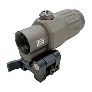 EVG G33 magnifier 3x scope with flip to side ring MODERN (tan)