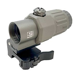 EVG G33 magnifier 3x scope with flip to side ring MILSPEC (tan)