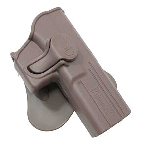 Amomax fondina rigida Gen.2 per pistole glock (dark earth)