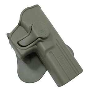 Amomax fondina rigida Gen.2 per pistole glock (verde)