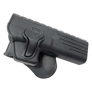 Amomax fondina rigida Gen.2 per pistole glock full size (nera)