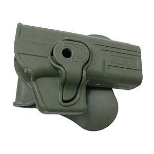 Amomax CQB polymer holster for glock pistol (od)