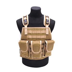 G-tech MOD plate carrier harness coyote brown