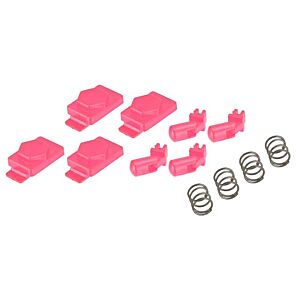 Hexmag latchplate, spring and follower for airsoft magazine (panther pink)