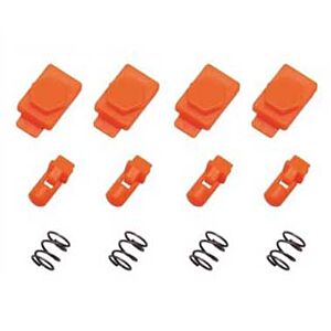 Hexmag latchplate, spring and follower for airsoft magazine (orange)