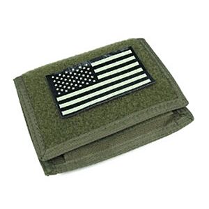King arms admin pouch with USA patch (green)