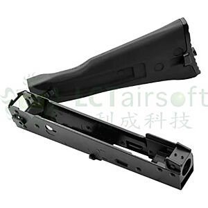 LCT metal receiver with folding stock for ak electric gun