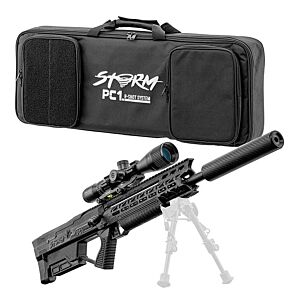 STORM PC1 STANDARD DELUXE PACK PNEUMATIC air cocking sniper rifle (black)