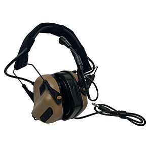 EARMOR Cuffie protettive taglia rumore con microfono M32-PLUS (Coyote brown)