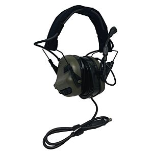 EARMOR Cuffie protettive taglia rumore con microfono M32-PLUS (Foliage green)