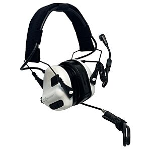 EARMOR Cuffie protettive taglia rumore con microfono M32-PLUS (Bianche)