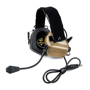 EARMOR M32 MOD4 communication Hearing protection hearphone (coyote brown)