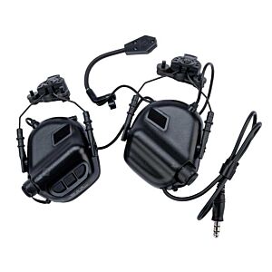 EARMOR M32H MOD4 communication Hearing protection earmuff for TEAM WENDY helmet (black)