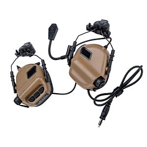 EARMOR M32H MOD4 communication Hearing protection earmuff for TEAM WENDY helmet (coyote brown)