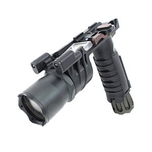 J-rich m900 flashlight with qd lever black (xenon)
