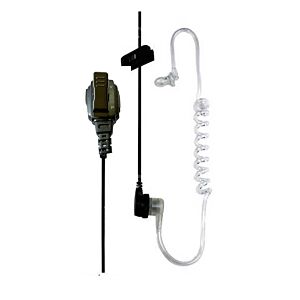 Midland microfono auricolare MA31-L PRO con cavo pneumatico per radio ricevitori (New 2022 version)