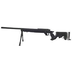 Well L96 tactical karabiner sniper air rifle with bipod (black)
