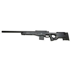 Well AWS bull barrel sniper rifle with bipod (black)