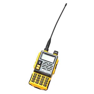 MIDLAND radio doppia banda UHF/VHF alte prestazioni (gialla)