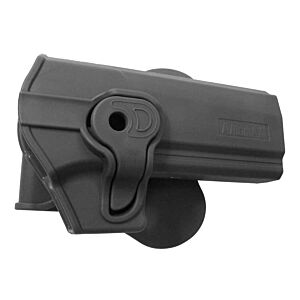 Amomax fondina rigida FULL SIZE per pistole SIG P320/M17/M18 (nera)