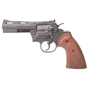 King Arms pistola a gas 357 Python style revolver nera (4 pollici)