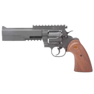 King Arms pistola a gas 357 EVIL Python style revolver nera (6 pollici)